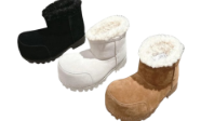 Balenciaga Alaska Shor Tub Fur Boots