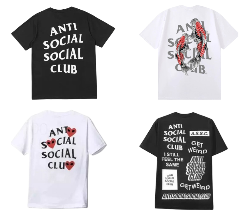 ASSC ANTI SOCIAL T-shirt (+20 styles)