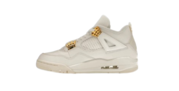 Jordan 4 Gold Metallic