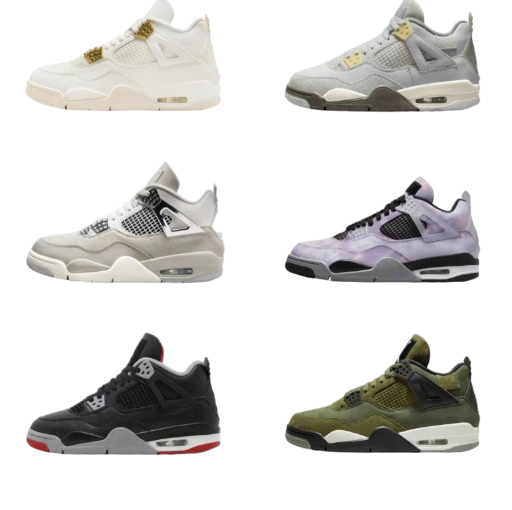 Jordan 4 (+15 Styles)