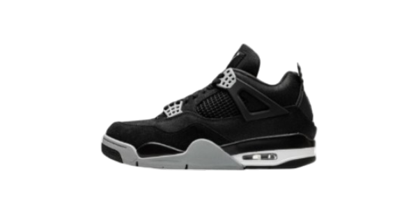 Jordan 4 Black Canvas