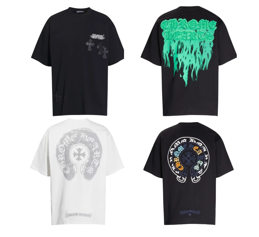 Chrome Hearts T-shirts (+17 styles)