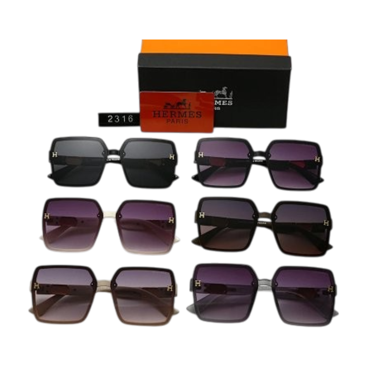 Hermes SunGlasses 21+ colorways [Premium Quality]