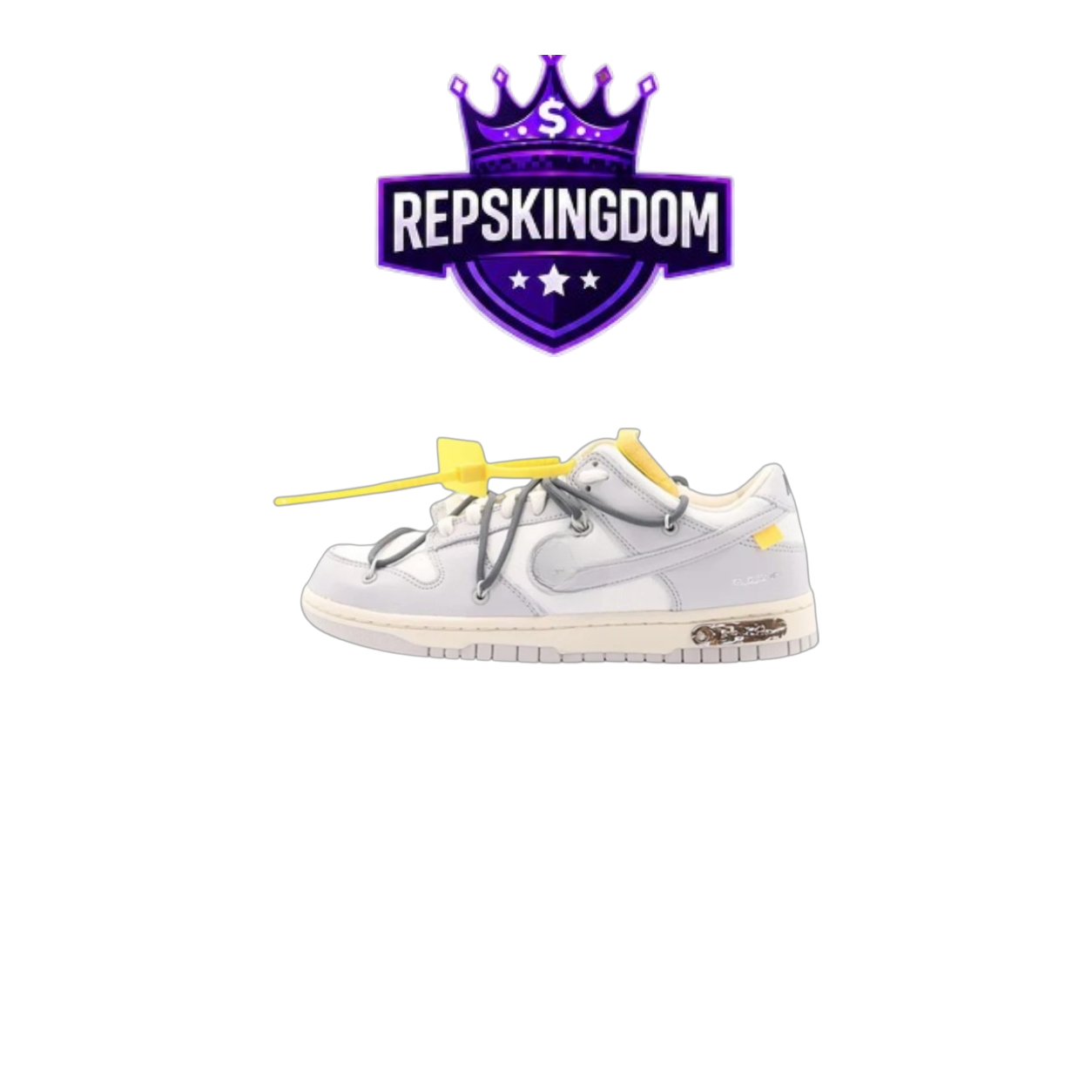 dunk low x Off white