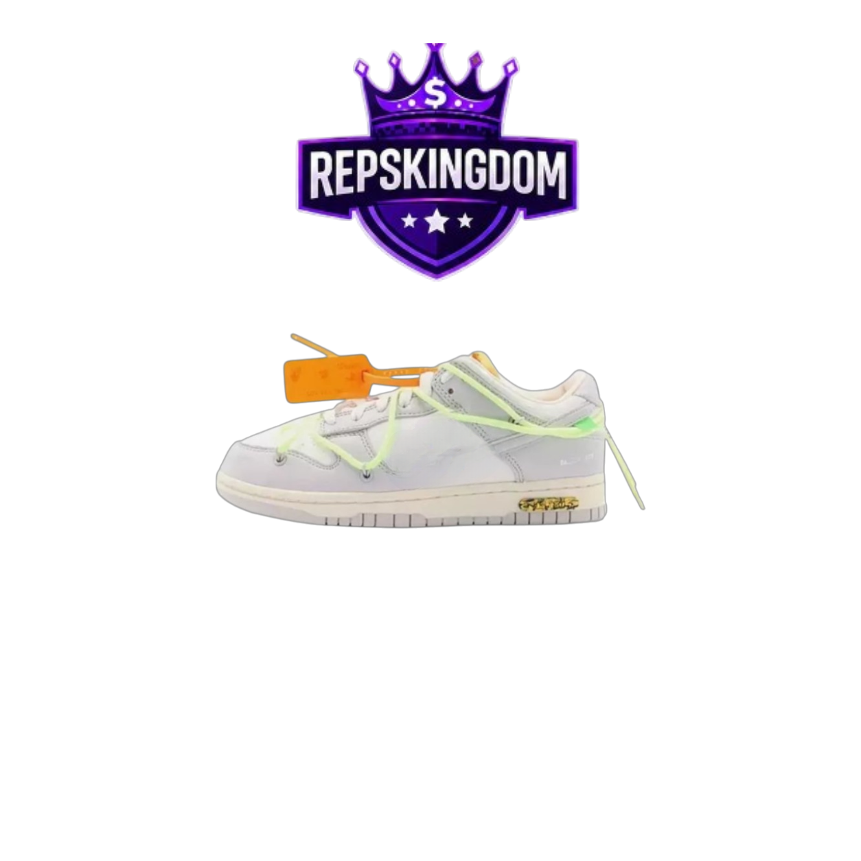 dunk low x Off white