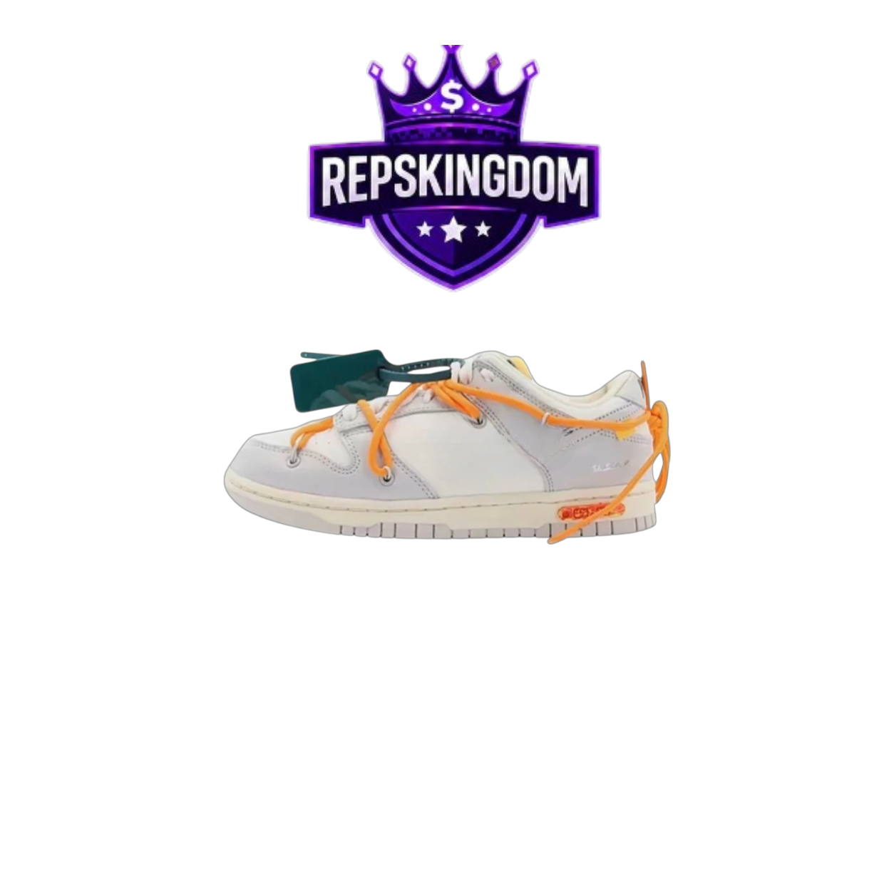dunk low x Off white