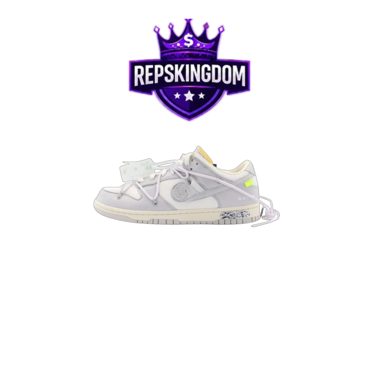 dunk low x Off white