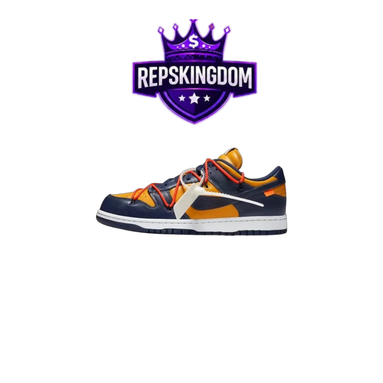 dunk low x Off white