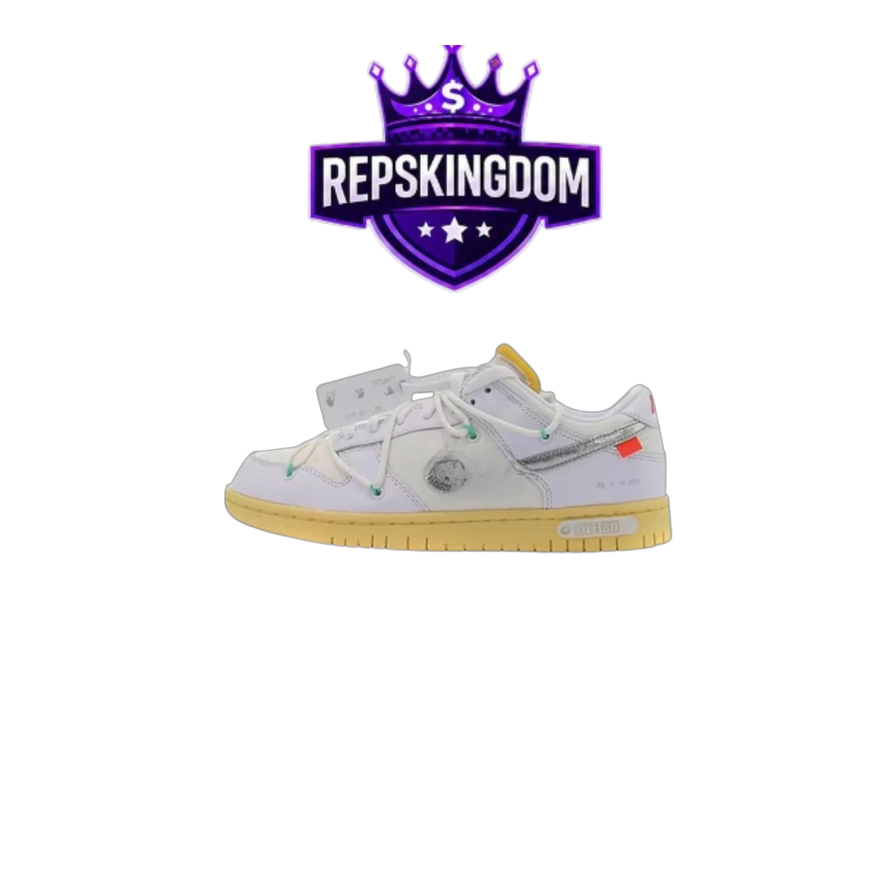dunk low x Off white