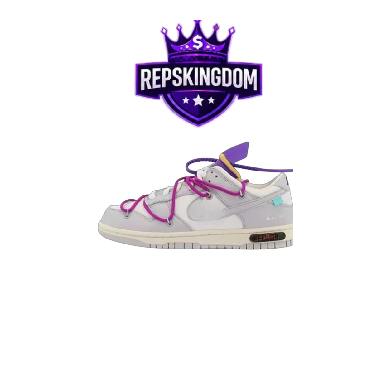 dunk low x Off white