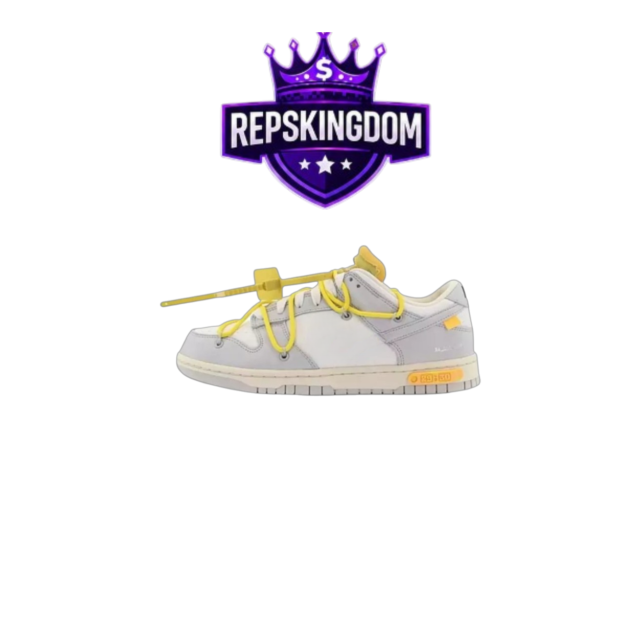 dunk low x Off white