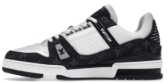 LV Trainers Monogram Black Denim Sneaker