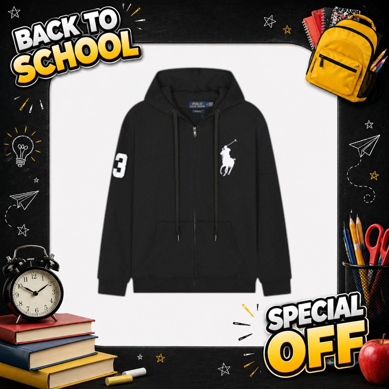 Ralph Lauren Polo Hoodie BIG LOGO